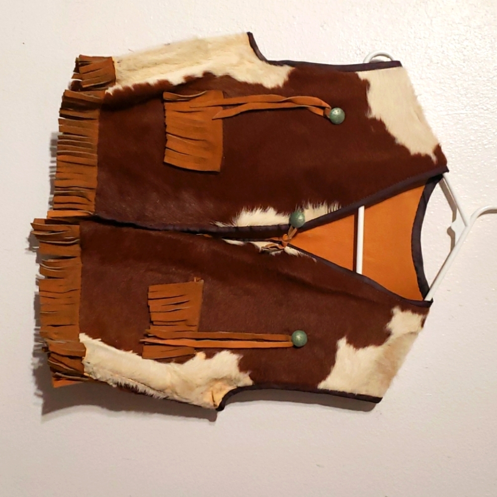 Vintage Cowhide Vest